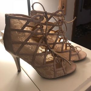 Lace heels
